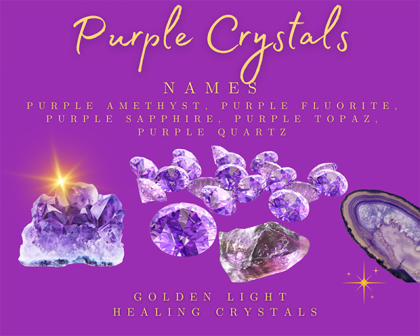Purple Rocks Names Purple Crystals and Stones-Meaning-Healing Properties-Names - Crystal ...