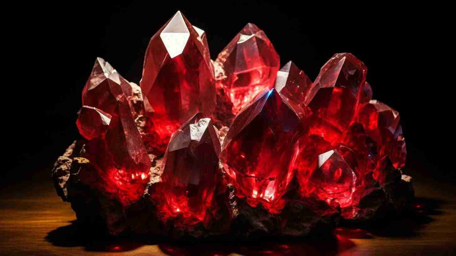 Red Crystals for Wealth