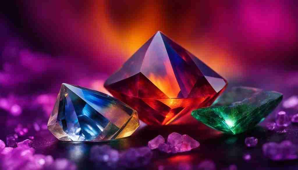What crystals Cannot sit together?