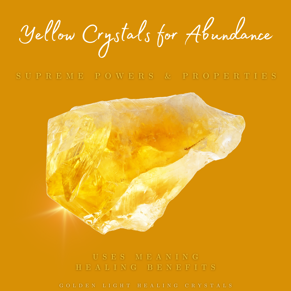 Yellow Crystals for The Solar Plexus Chakra